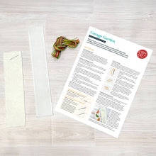 Load image into Gallery viewer, Cottage Garden Cross Stitch Bookmark Kit