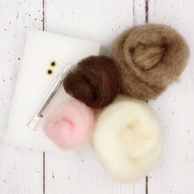 Load image into Gallery viewer, Baby Bunny Needle Felting Craft Kit