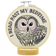 Load image into Gallery viewer, I Read Past My Bedtime Complete Embroidery Kit