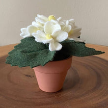 Load image into Gallery viewer, Primrose Felt Forever Flower (February Birth Month Flower): Purple