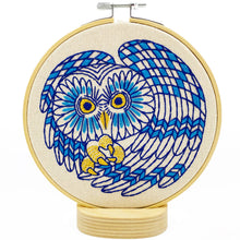 Load image into Gallery viewer, Boreal Owl Complete Embroidery Kit