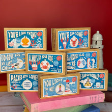 Load image into Gallery viewer, Packed with Love! Mini Matchbox Cross Stitch Kit