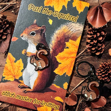 Load image into Gallery viewer, Purl the Squirrel Stitch Marker