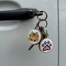 Load image into Gallery viewer, 'Missing You Pig Time' Mini Matchbox Cross Stitch Kit