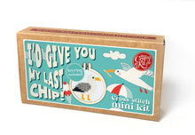 Load image into Gallery viewer, I'd Give You My Last Chip! Mini Matchbox Cross Stitch Kit