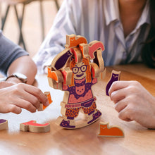 Load image into Gallery viewer, Crazy Cat Lady Wooden Stacking Game