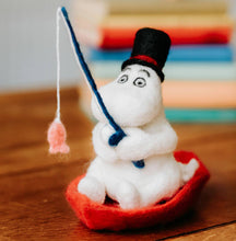 Load image into Gallery viewer, Moominpappa Goes Fishing - Needle Felting Kit