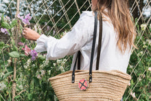 Load image into Gallery viewer, Keyring Flower Press - Pinks & Blues