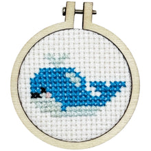 Load image into Gallery viewer, 'Whale Done!' Mini Matchbox Cross Stitch Kit