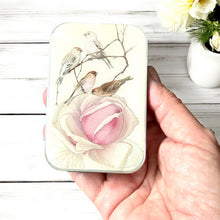 Load image into Gallery viewer, Rose & Birds Notions Tin: Large