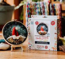 Load image into Gallery viewer, Gnomes in a Hoop Needle Felting Craft Kit