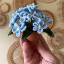 Load image into Gallery viewer, Forget Me Not Felt Forever Flower