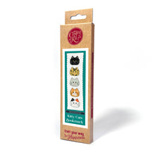 Load image into Gallery viewer, Kitty Cats Cross Stitch Bookmark Kit