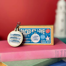 Load image into Gallery viewer, Packed with Love! Mini Matchbox Cross Stitch Kit