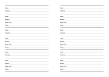 Load image into Gallery viewer, Rose Garden Large Address Book