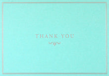 Load image into Gallery viewer, Blue Elegance Thank You Notes