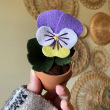 Load image into Gallery viewer, Pansy Felt Forever Flower: Gold