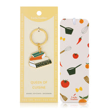 Load image into Gallery viewer, Book-Lover's Keychain & Bookmark - Cooking