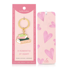 Load image into Gallery viewer, Book-Lover's Keychain & Bookmark - Romance