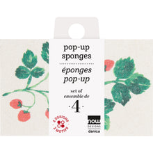 Load image into Gallery viewer, Berry Bramble Pop Up Sponges Set of 4 Assorted