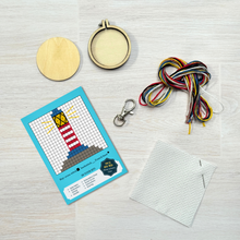 Load image into Gallery viewer, You Light The Way! Mini Matchbox Cross Stitch Kit