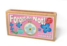 Load image into Gallery viewer, Forget-Me-Not! Mini Matchbox Cross Stitch Kit