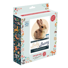 Load image into Gallery viewer, Baby Bunny Needle Felting Craft Kit