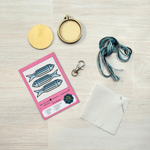 Load image into Gallery viewer, Packed with Love! Mini Matchbox Cross Stitch Kit