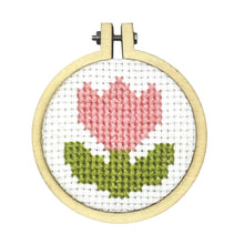 Load image into Gallery viewer, You're Blooming Lovely! Mini Matchbox Cross Stitch Kit