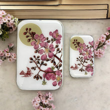Load image into Gallery viewer, Cherry Blossom & Swallow Notions Tin: Large