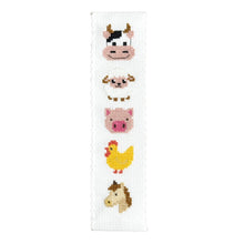 Load image into Gallery viewer, Farmyard Friends Cross Stitch Bookmark Kit