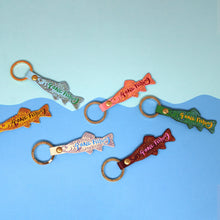 Load image into Gallery viewer, Gone Fishing Key Fob: Pale Pink