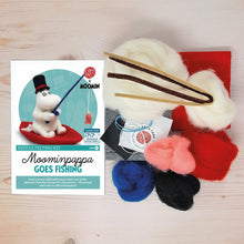 Load image into Gallery viewer, Moominpappa Goes Fishing - Needle Felting Kit