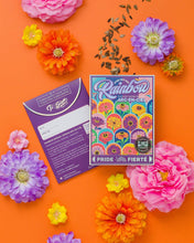 Load image into Gallery viewer, Rainbow Zinnia Flowers (Pride) - Floriography Seed Packet