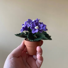 Load image into Gallery viewer, Primrose Felt Forever Flower (February Birth Month Flower): Purple