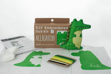 Load image into Gallery viewer, Alligator Embroidery Kit
