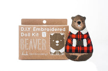 Load image into Gallery viewer, Beaver Embroidery Kit