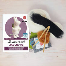 Load image into Gallery viewer, Moomintroll Goes Camping Needle Felting Craft Kit

