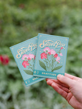 Load image into Gallery viewer, Sweet Pea (Gratitude) - Floriography Seed Packet
