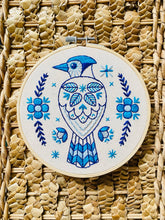 Load image into Gallery viewer, Blue Jay Complete Embroidery Kit
