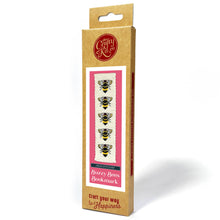 Load image into Gallery viewer, Buzzy Bees Cross Stitch Bookmark Kit
