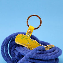 Load image into Gallery viewer, Humpback Whale Key Fob: Cornflower
