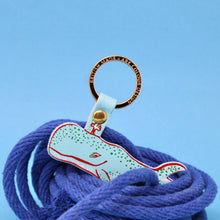 Load image into Gallery viewer, Humpback Whale Key Fob: Cornflower
