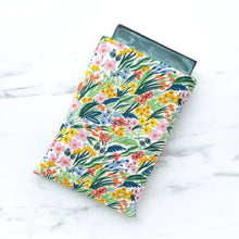Load image into Gallery viewer, Spring Bramble Padded Book Sleeve: Large
