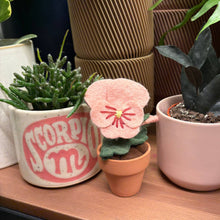 Load image into Gallery viewer, Pansy Felt Forever Flower: Dark Pink
