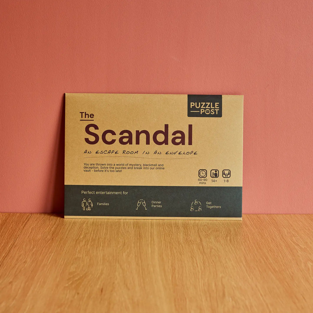 The Scandal: An Escape Room in an Envelope