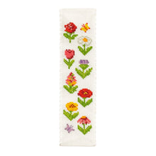 Load image into Gallery viewer, Cottage Garden Cross Stitch Bookmark Kit

