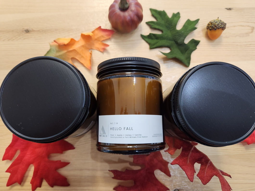 Hello Fall - Heart / Soul Candle