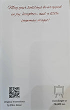 Load image into Gallery viewer, Snowmen Postcard - Ellen Kruse
