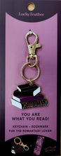 Load image into Gallery viewer, Book-Lover's Keychain &amp; Bookmark - Romantasy
